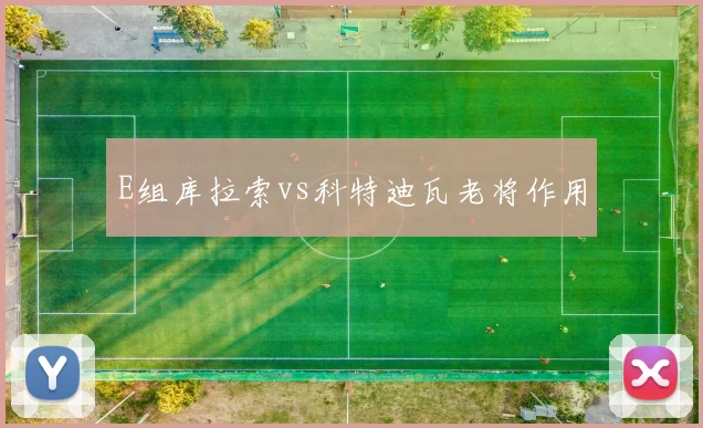 E组库拉索vs科特迪瓦老将作用